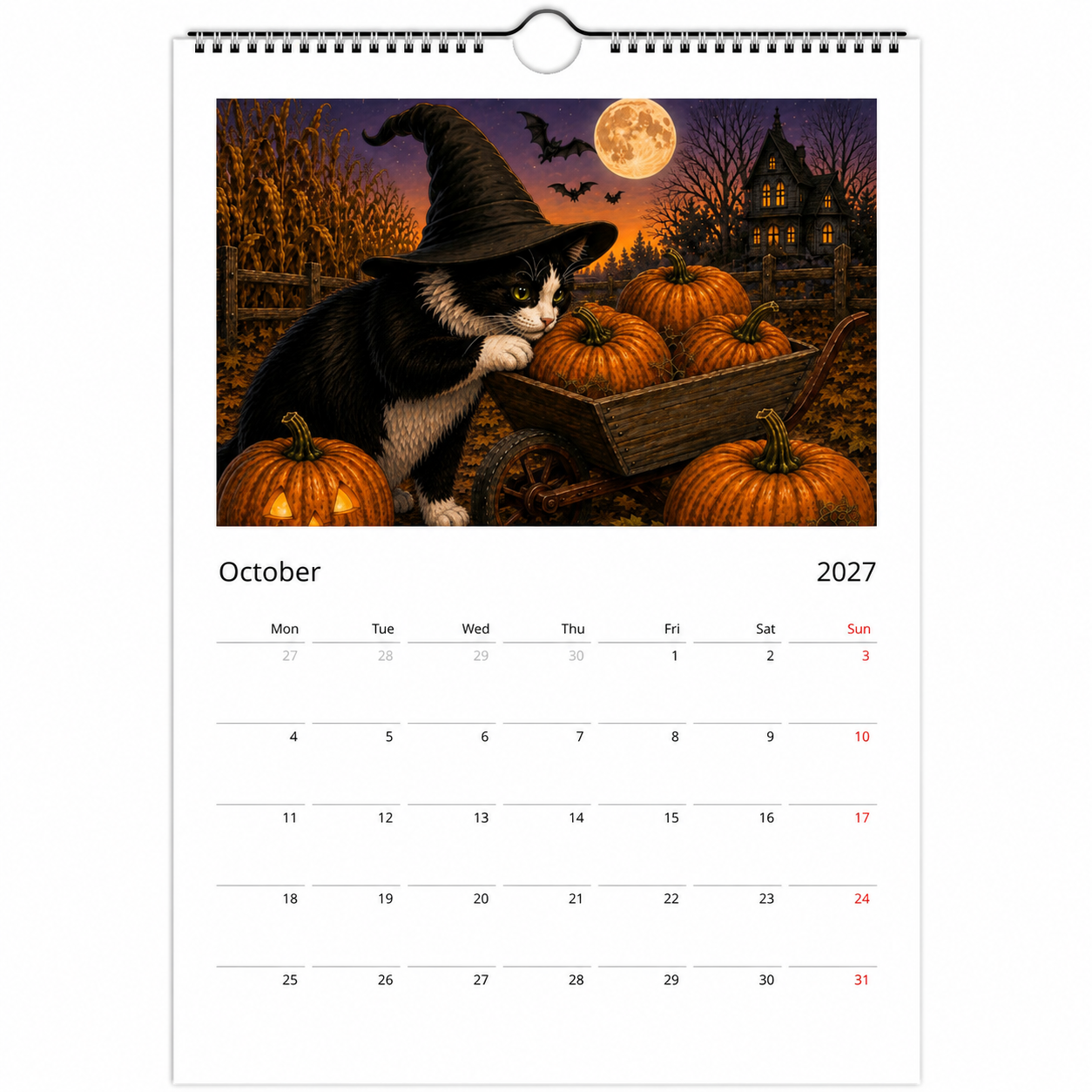 Personalised Pet Calendar (2027)