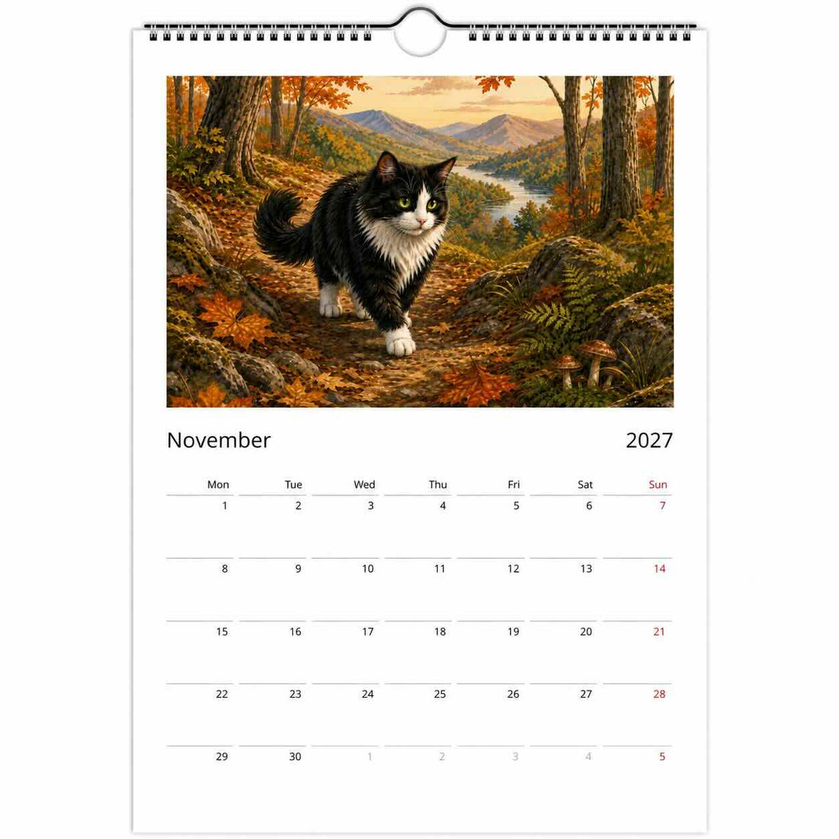 Personalised Pet Calendar (2027)