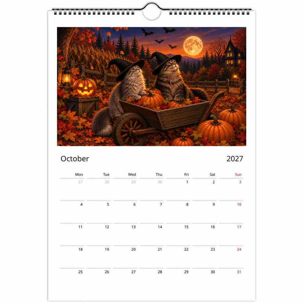 Two Pet Option - Personalised Pet Calendar (2027)