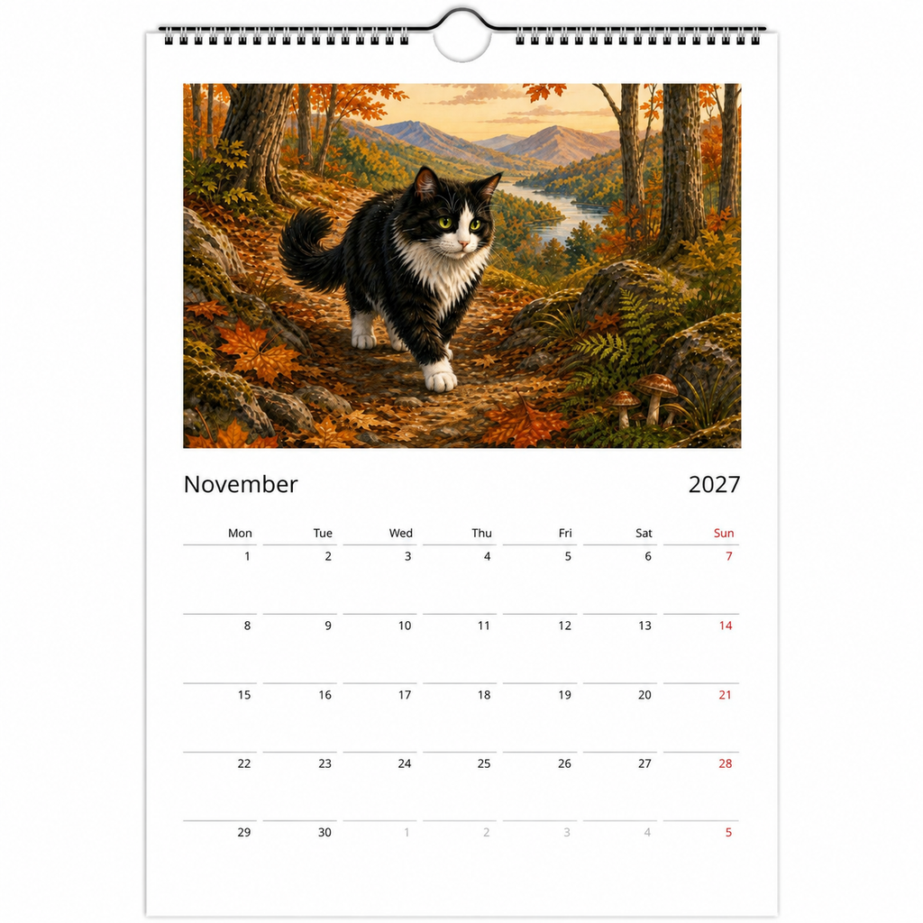 Personalised Pet Calendar (2027)