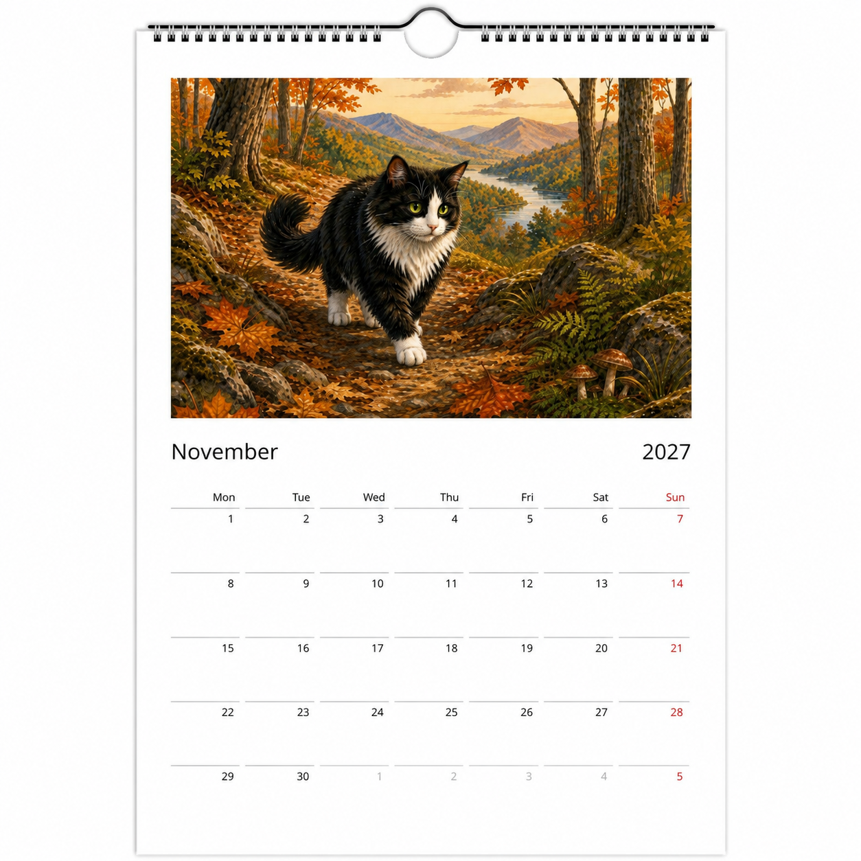 Personalised Pet Calendar (2027)