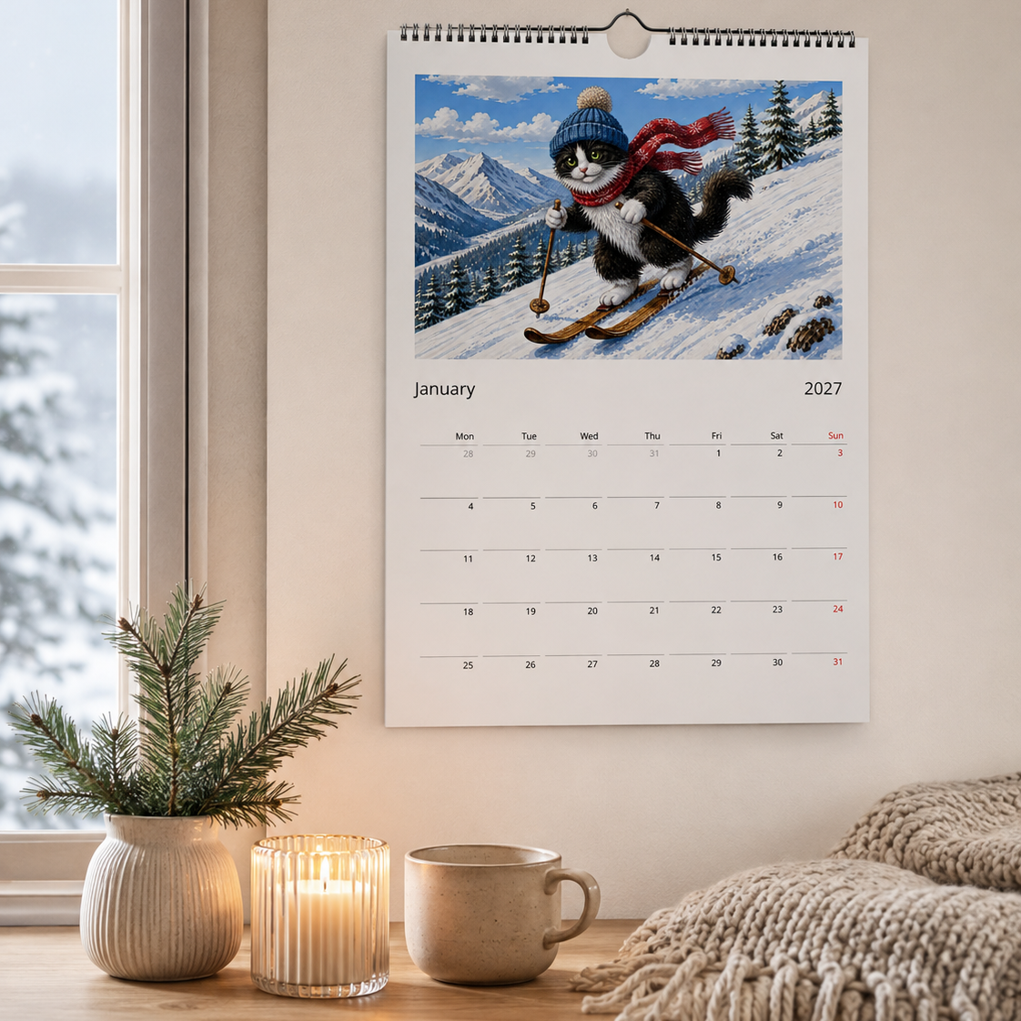 Personalised Pet Calendar (2027)