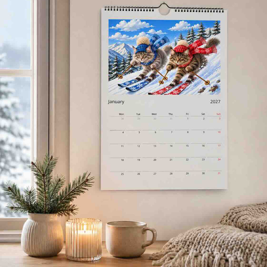 Two Pet Option - Personalised Pet Calendar (2027)