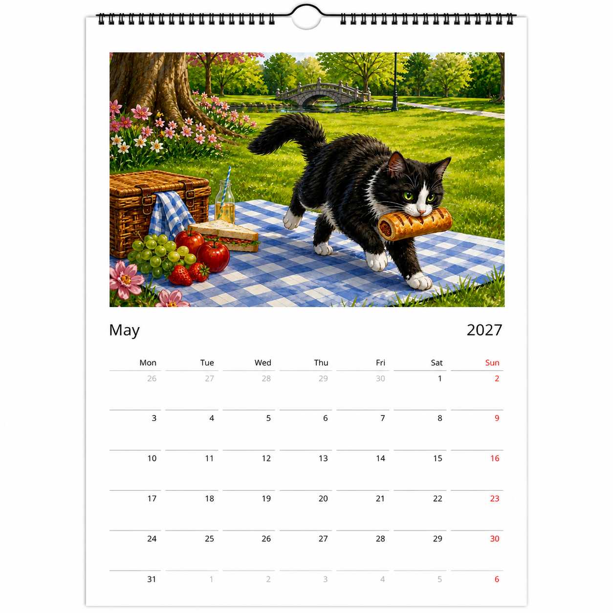 Personalised Pet Calendar (2027)