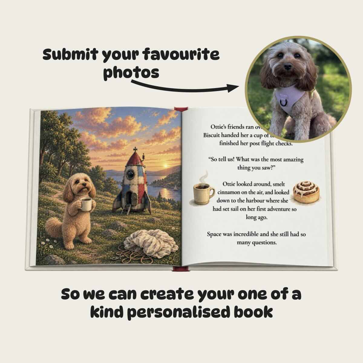 Personalised Pet Storybook - Apollo Pawteen: A Space Mission