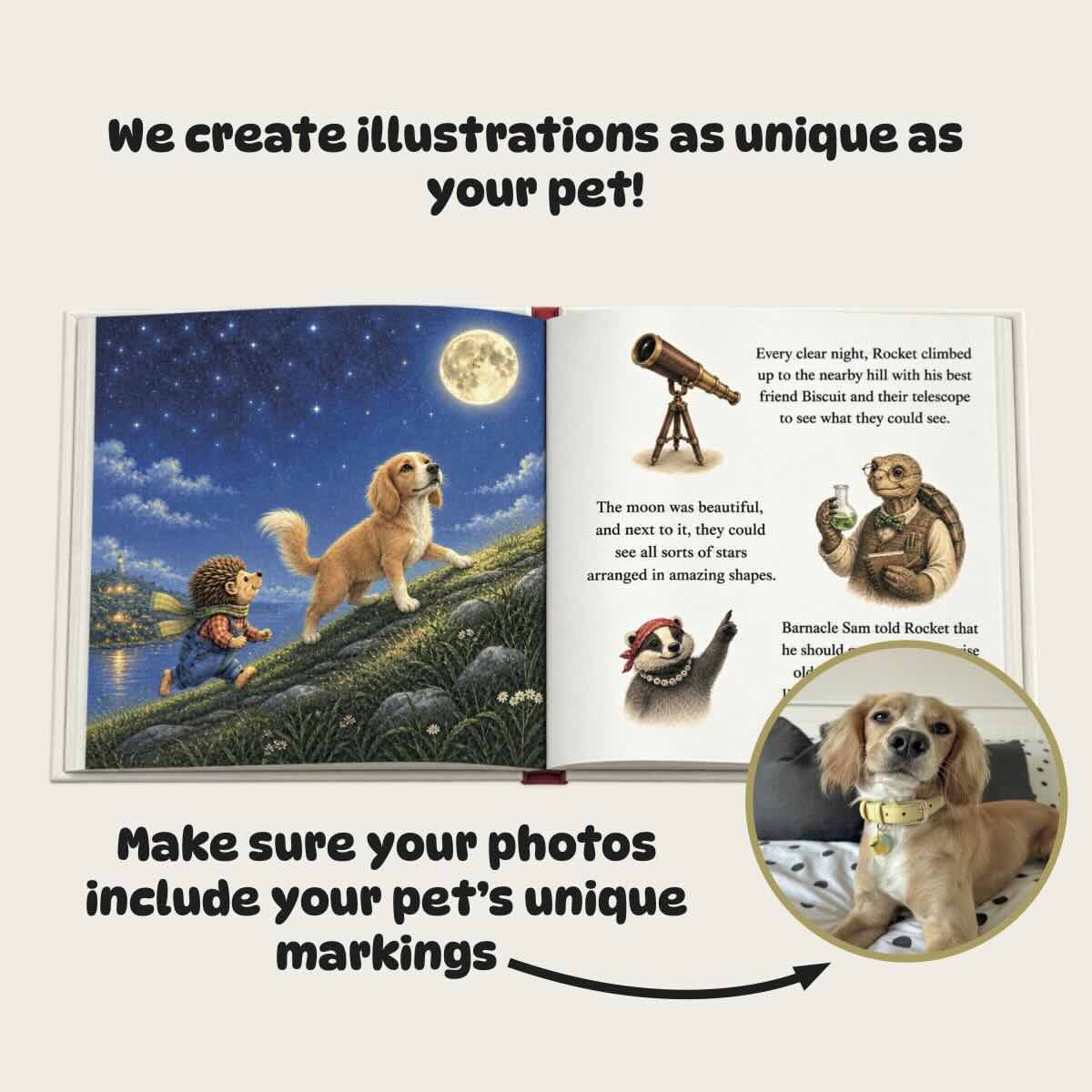Personalised Pet Storybook - Apollo Pawteen: A Space Mission